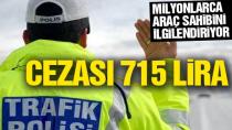 Araç Sahipleri Dikkat Cezası 715 TL