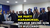 AK Parti Karamürsel Delege Seçimi İçin Oy Kullandı