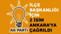 AK Parti Karamürsel İlçe Başkanlığı İçin Ankara'ya 2 İsim Gitti