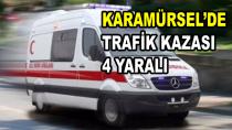 Karamürsel'de Trafik Kazası 4 Yaralı