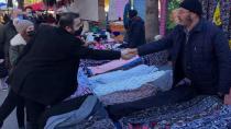 CHP İlçe Başkanı Aksu Pazar Esnafını Ziyaret Etti