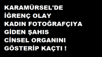 Karamürsel'de İğrenç Olay
